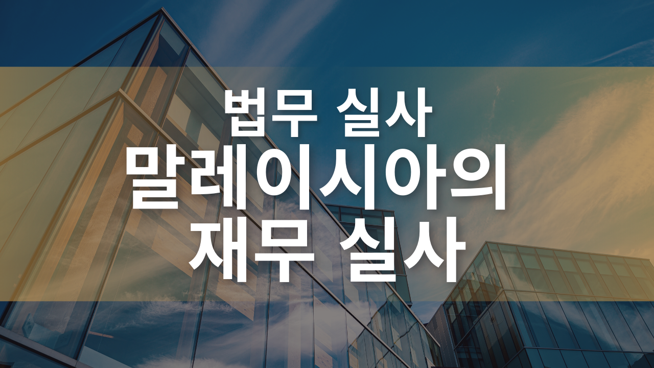 말레이시아 재무 실사