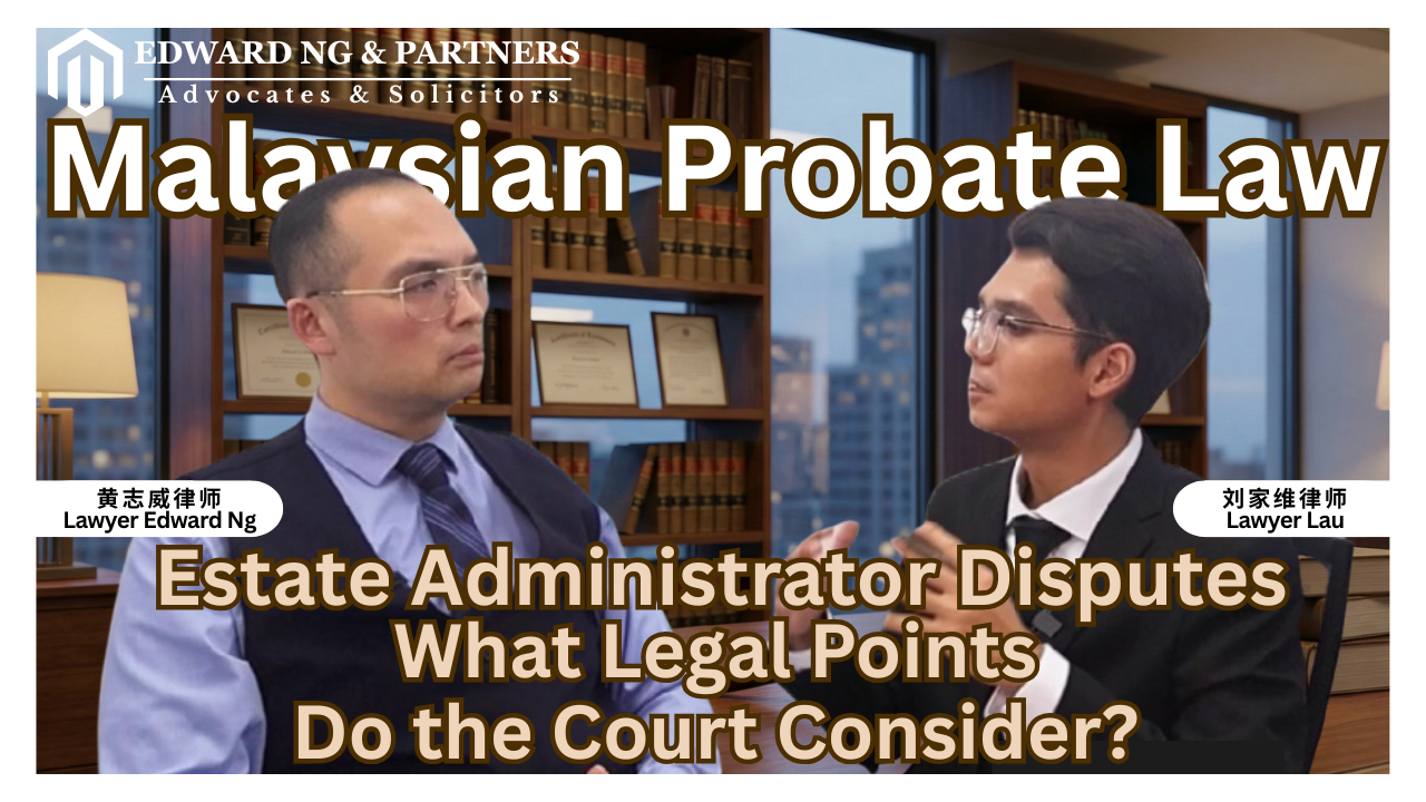 Malaysian Probate Law | Estate Administrator Disputes | What Legal Points Do the Court Consider?