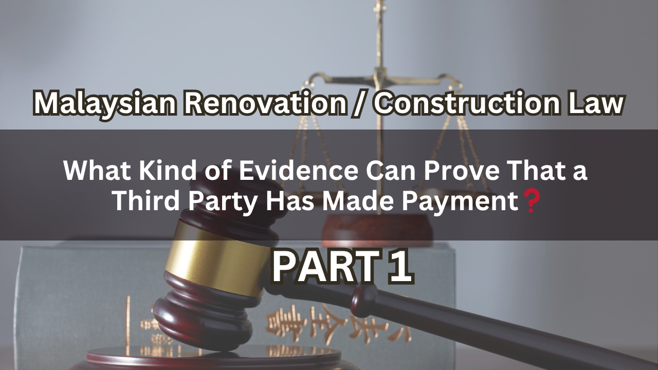 What Kind of Evidence Can Prove That a Third Party Has Made Payment？Part 1