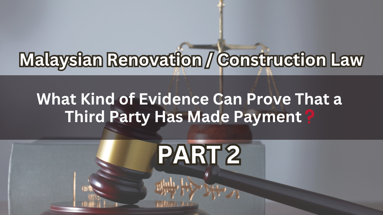 What Kind of Evidence Can Prove That a Third Party Has Made Payment？ Part 2