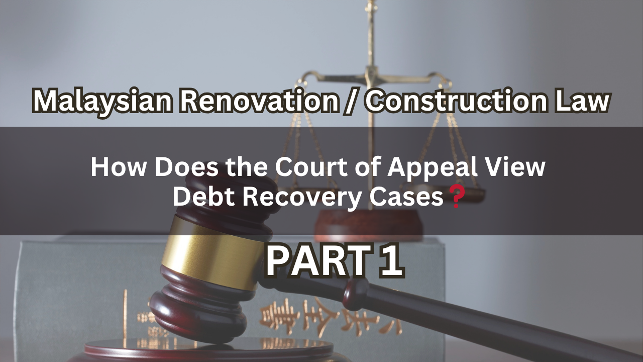 How Does the Court of Appeal View Debt Recovery Cases? Part 1