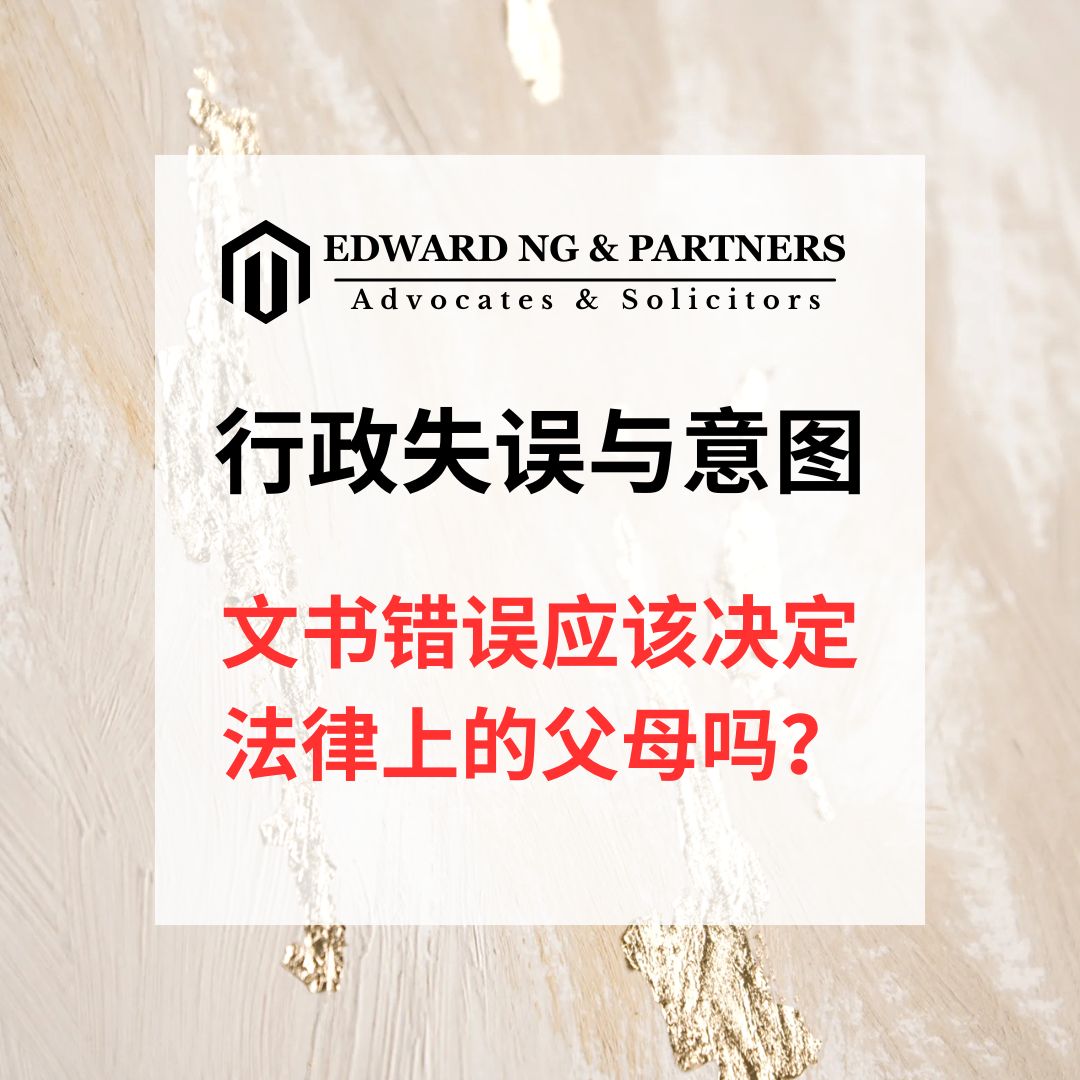 行政失误与意图