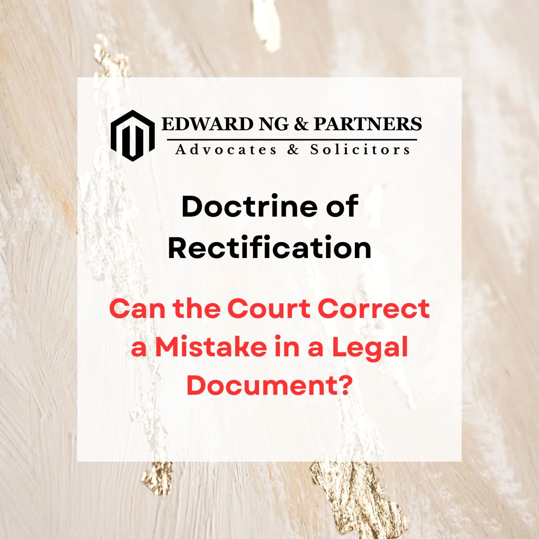 DOCTRINE OF RECTIFICATION