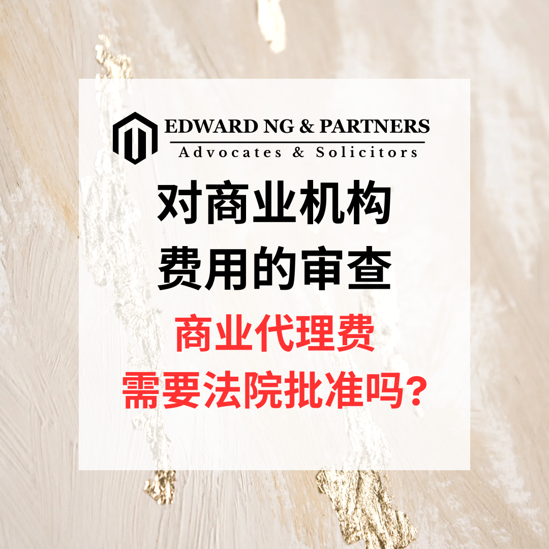 对商业机构费用的审查