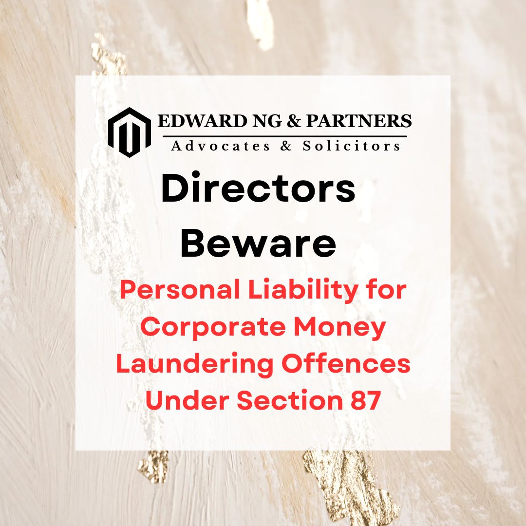 Directors Personal Liability Section 87