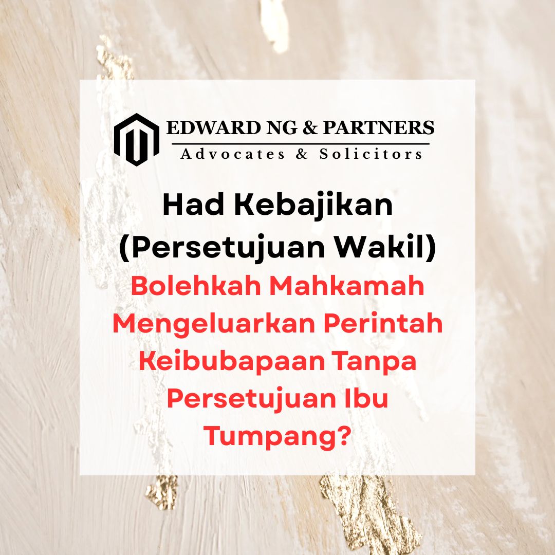 Had Kebajikan (Persetujuan Wakil) (Kes UK)