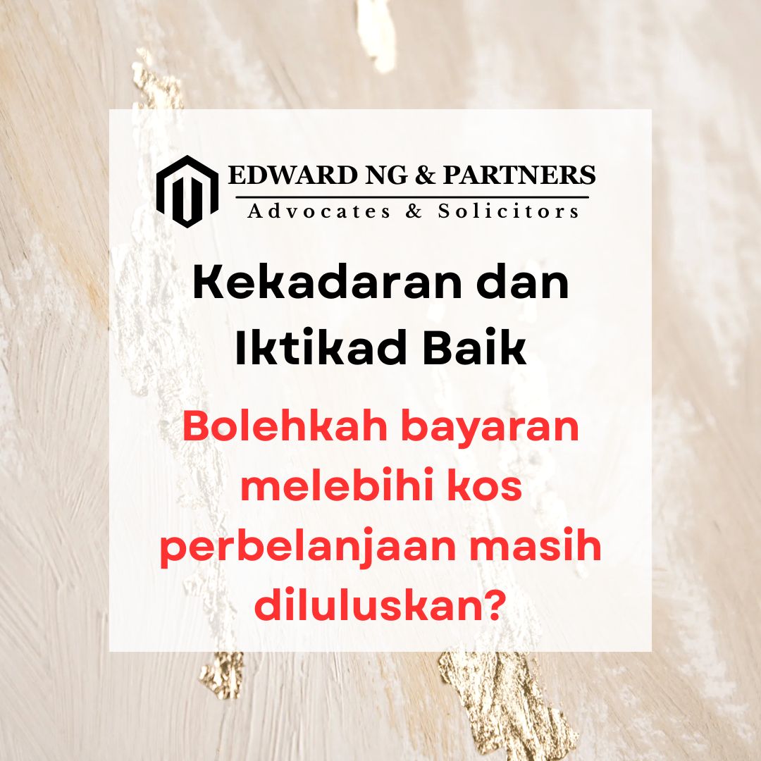 Kadar Seimbang dan Niat Baik (Kes-kes UK)