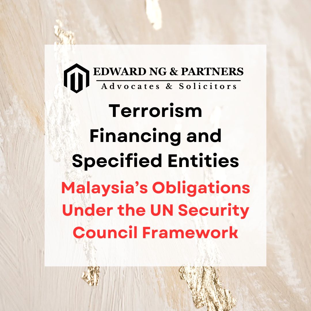 Terrorism Financing and Specified Entities