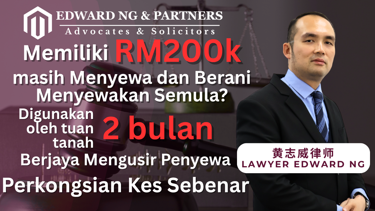 Berhutang sewa RM200,000 tetapi masih berani menyewakan semula? Tuan rumah berjaya mengusir penyewa dalam tempoh dua bulan!