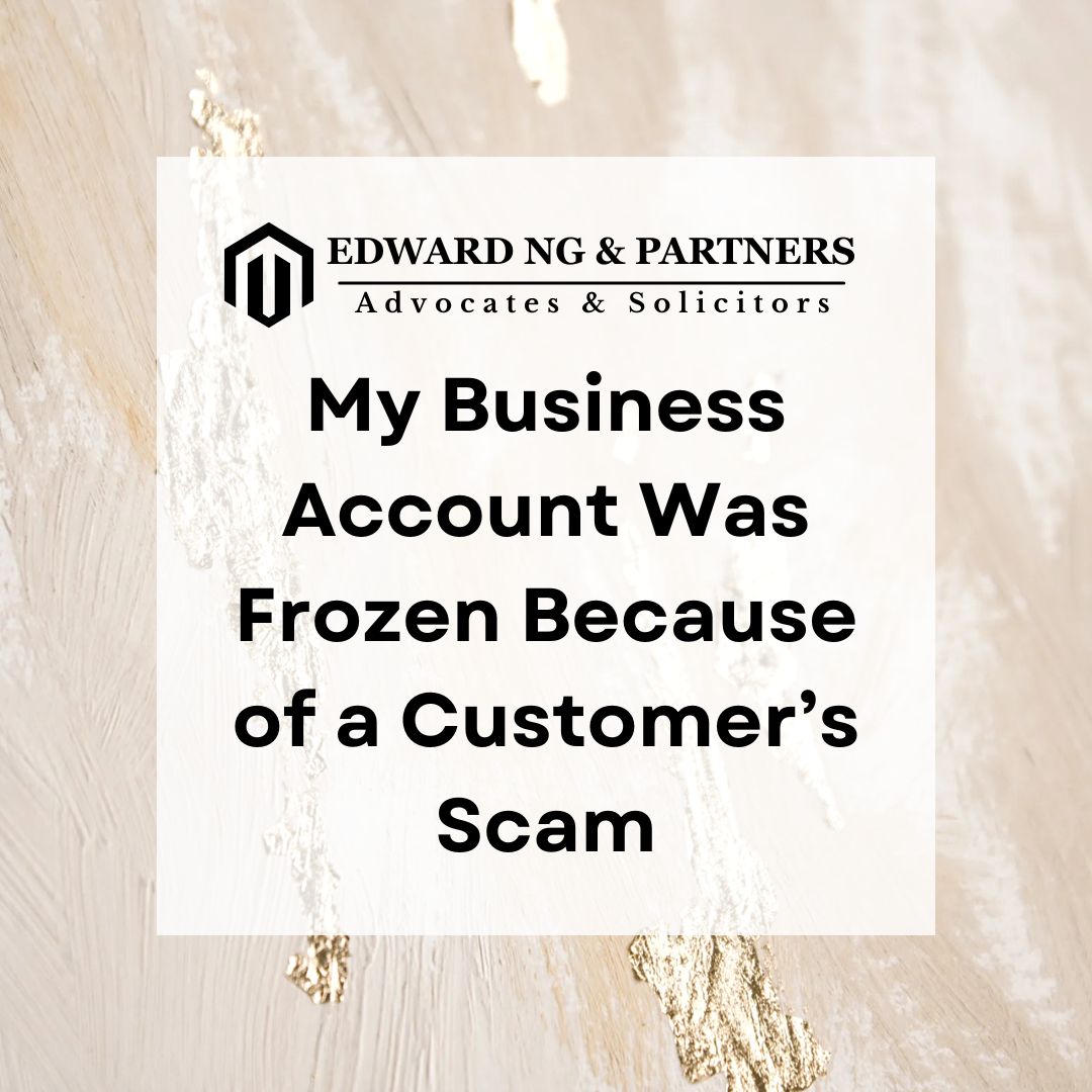 My Business Account Was Frozen Because of a Customer’s Scam