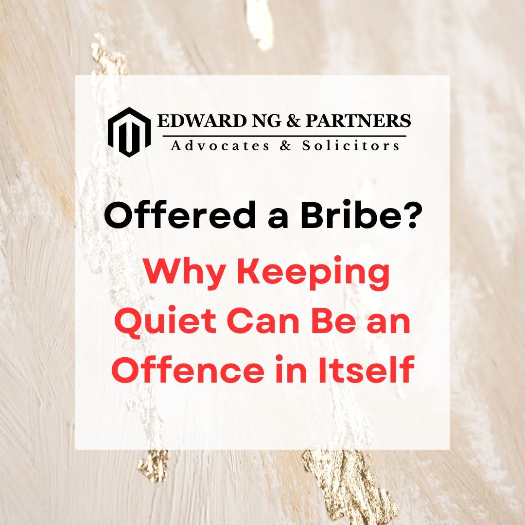 Offered a Bribe? Duty to Report or Face Charges